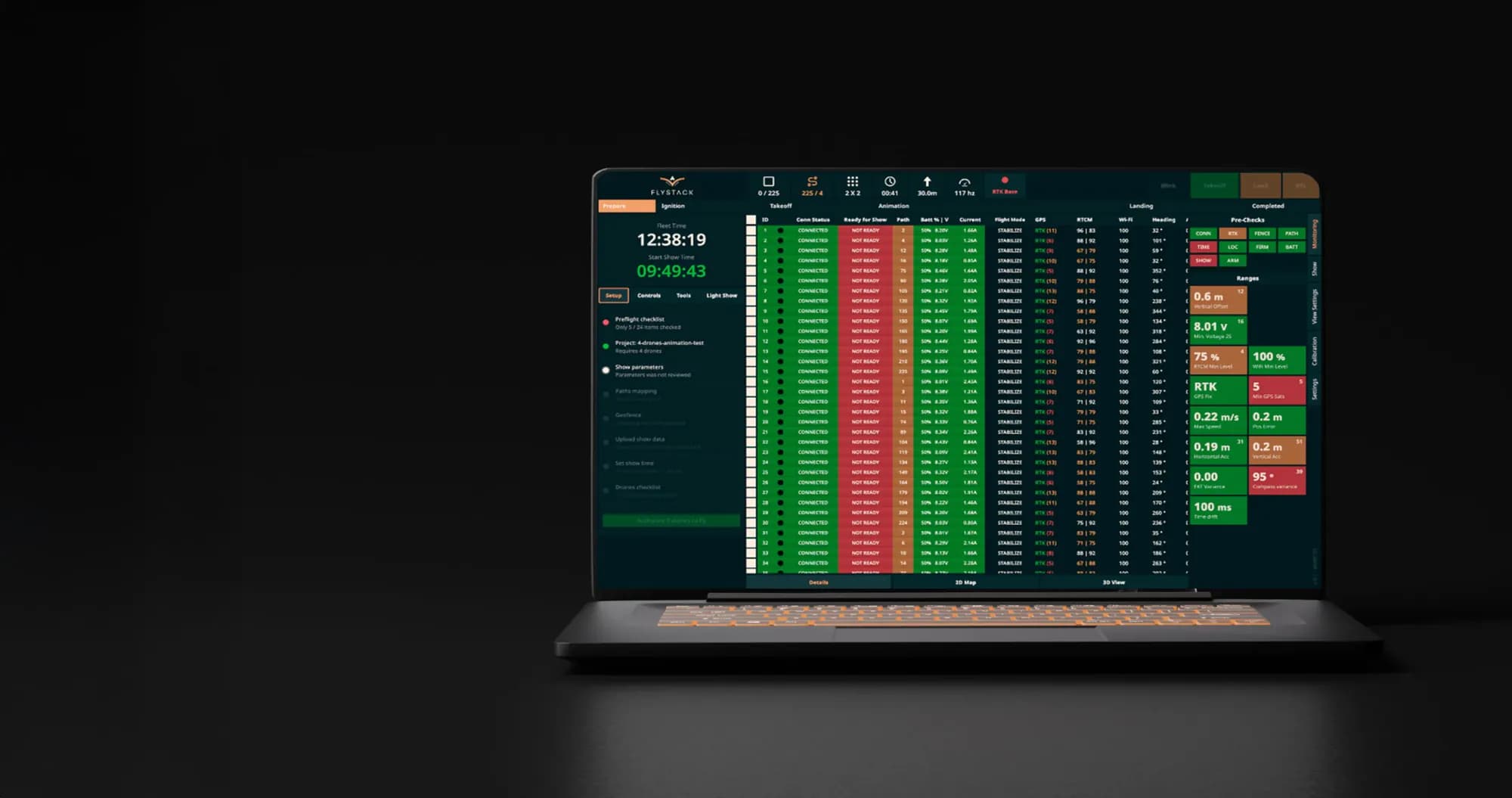 FLYSTACK PILOT flight console