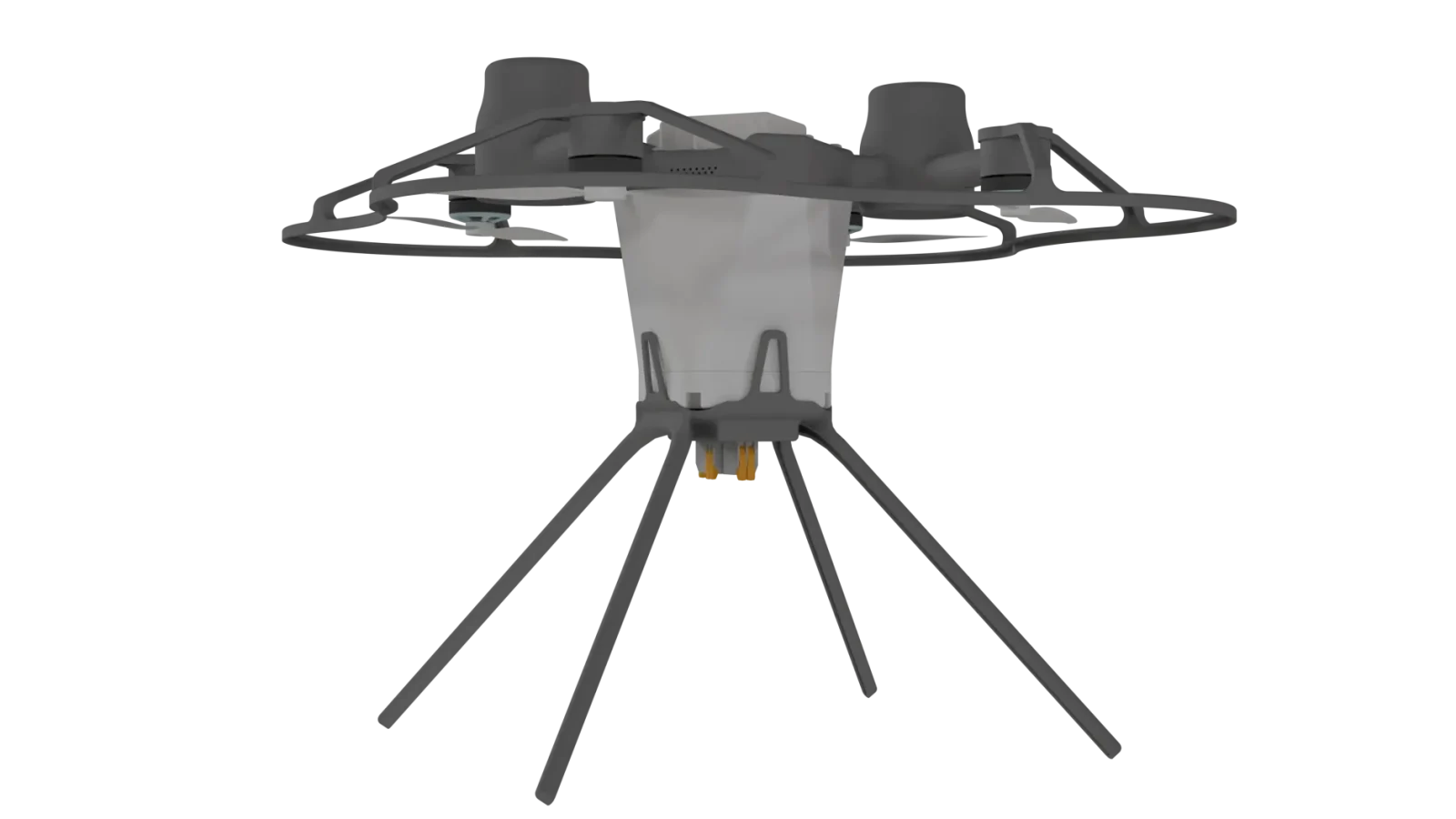 NOVA pyrotechnic legs clicked into the airframe